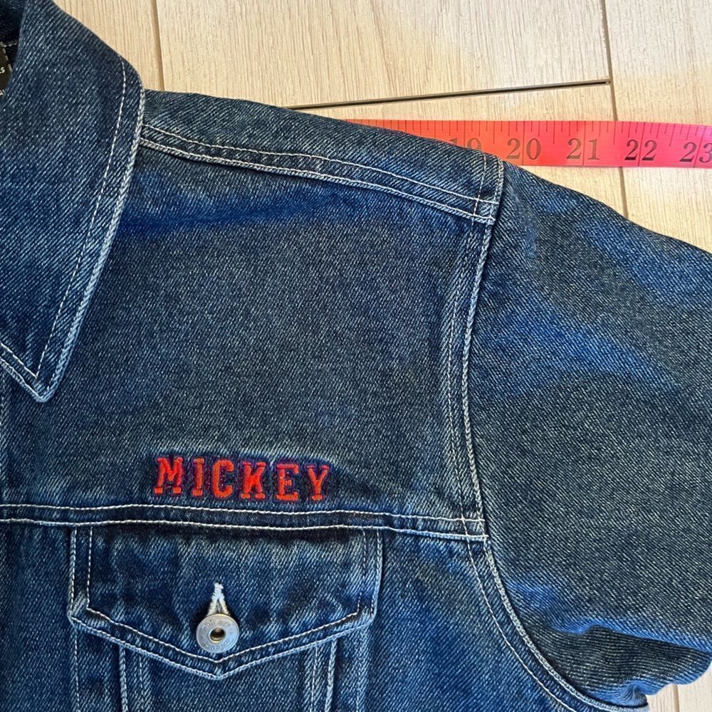 Vintage 90s Jerry Leigh Mickey Unlimited Disney Jean Jacket - Picture 9 of 13